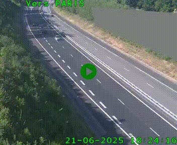 <h2>Caméra routière sur l'autoroute A20 à Saint-Pardoux-l'Ortigier, à la jonction avec l'A89. Vue orientée vers Paris</h2>