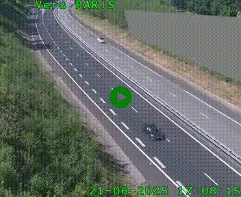 <h2>Caméra routière sur l'autoroute A20 à Saint-Pardoux-l'Ortigier, à la jonction avec l'A89. Vue orientée vers Paris</h2>