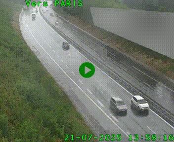 <h2>Caméra routière sur l'autoroute A20 à Saint-Pardoux-l'Ortigier, à la jonction avec l'A89. Vue orientée vers Paris</h2>