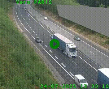 <h2>Caméra routière sur l'autoroute A20 à Saint-Pardoux-l'Ortigier, à la jonction avec l'A89. Vue orientée vers Paris</h2>