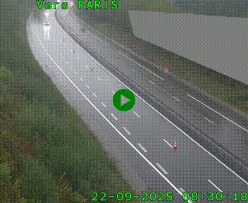 <h2>Caméra routière sur l'autoroute A20 à Saint-Pardoux-l'Ortigier, à la jonction avec l'A89. Vue orientée vers Paris</h2>