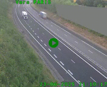 <h2>Caméra routière sur l'autoroute A20 à Saint-Pardoux-l'Ortigier, à la jonction avec l'A89. Vue orientée vers Paris</h2>