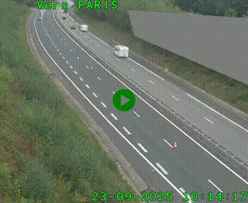 <h2>Caméra routière sur l'autoroute A20 à Saint-Pardoux-l'Ortigier, à la jonction avec l'A89. Vue orientée vers Paris</h2>