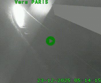 Caméra routière sur l'autoroute A20 à Saint-Pardoux-l'Ortigier, à la jonction avec l'A89. Vue orientée vers Paris