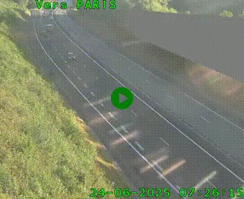 <h2>Caméra routière sur l'autoroute A20 à Saint-Pardoux-l'Ortigier, à la jonction avec l'A89. Vue orientée vers Paris</h2>