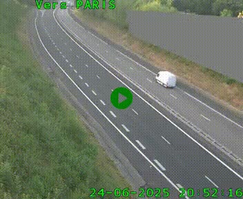 <h2>Caméra routière sur l'autoroute A20 à Saint-Pardoux-l'Ortigier, à la jonction avec l'A89. Vue orientée vers Paris</h2>