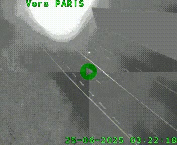 <h2>Caméra routière sur l'autoroute A20 à Saint-Pardoux-l'Ortigier, à la jonction avec l'A89. Vue orientée vers Paris</h2>