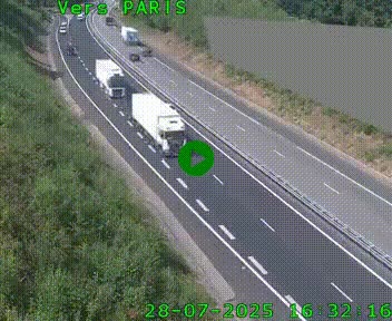 <h2>Caméra routière sur l'autoroute A20 à Saint-Pardoux-l'Ortigier, à la jonction avec l'A89. Vue orientée vers Paris</h2>