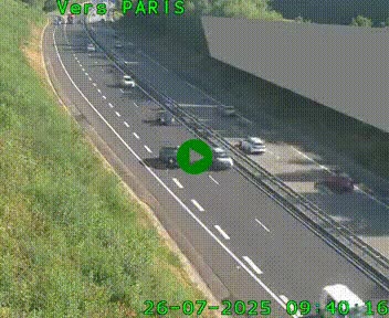 <h2>Caméra routière sur l'autoroute A20 à Saint-Pardoux-l'Ortigier, à la jonction avec l'A89. Vue orientée vers Paris</h2>