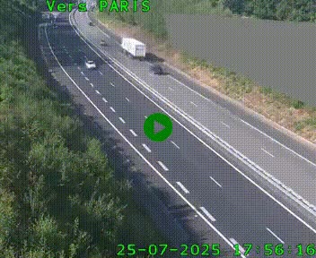 <h2>Caméra routière sur l'autoroute A20 à Saint-Pardoux-l'Ortigier, à la jonction avec l'A89. Vue orientée vers Paris</h2>