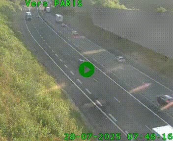 <h2>Caméra routière sur l'autoroute A20 à Saint-Pardoux-l'Ortigier, à la jonction avec l'A89. Vue orientée vers Paris</h2>