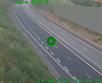 <h2>Caméra routière sur l'autoroute A20 à Saint-Pardoux-l'Ortigier, à la jonction avec l'A89. Vue orientée vers Paris</h2>