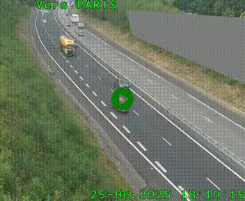 <h2>Caméra routière sur l'autoroute A20 à Saint-Pardoux-l'Ortigier, à la jonction avec l'A89. Vue orientée vers Paris</h2>