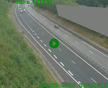 <h2>Caméra routière sur l'autoroute A20 à Saint-Pardoux-l'Ortigier, à la jonction avec l'A89. Vue orientée vers Paris</h2>