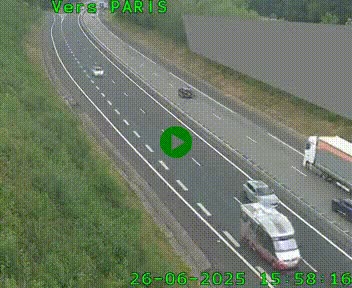 <h2>Caméra routière sur l'autoroute A20 à Saint-Pardoux-l'Ortigier, à la jonction avec l'A89. Vue orientée vers Paris</h2>