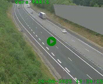 <h2>Caméra routière sur l'autoroute A20 à Saint-Pardoux-l'Ortigier, à la jonction avec l'A89. Vue orientée vers Paris</h2>