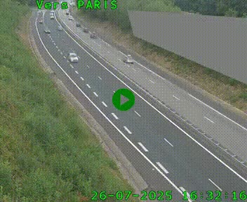 <h2>Caméra routière sur l'autoroute A20 à Saint-Pardoux-l'Ortigier, à la jonction avec l'A89. Vue orientée vers Paris</h2>