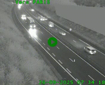 <h2>Caméra routière sur l'autoroute A20 à Saint-Pardoux-l'Ortigier, à la jonction avec l'A89. Vue orientée vers Paris</h2>