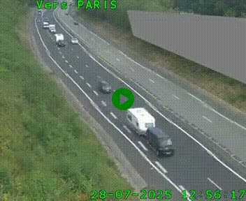 <h2>Caméra routière sur l'autoroute A20 à Saint-Pardoux-l'Ortigier, à la jonction avec l'A89. Vue orientée vers Paris</h2>
