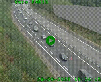 <h2>Caméra routière sur l'autoroute A20 à Saint-Pardoux-l'Ortigier, à la jonction avec l'A89. Vue orientée vers Paris</h2>