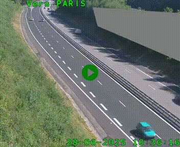 <h2>Caméra routière sur l'autoroute A20 à Saint-Pardoux-l'Ortigier, à la jonction avec l'A89. Vue orientée vers Paris</h2>
