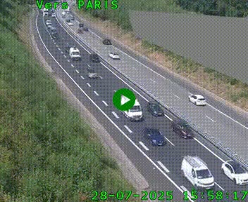 <h2>Caméra routière sur l'autoroute A20 à Saint-Pardoux-l'Ortigier, à la jonction avec l'A89. Vue orientée vers Paris</h2>