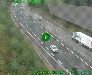 <h2>Caméra routière sur l'autoroute A20 à Saint-Pardoux-l'Ortigier, à la jonction avec l'A89. Vue orientée vers Paris</h2>
