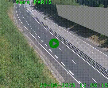 <h2>Caméra routière sur l'autoroute A20 à Saint-Pardoux-l'Ortigier, à la jonction avec l'A89. Vue orientée vers Paris</h2>