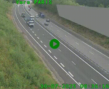 <h2>Caméra routière sur l'autoroute A20 à Saint-Pardoux-l'Ortigier, à la jonction avec l'A89. Vue orientée vers Paris</h2>