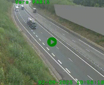 <h2>Caméra routière sur l'autoroute A20 à Saint-Pardoux-l'Ortigier, à la jonction avec l'A89. Vue orientée vers Paris</h2>