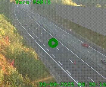 <h2>Caméra routière sur l'autoroute A20 à Saint-Pardoux-l'Ortigier, à la jonction avec l'A89. Vue orientée vers Paris</h2>