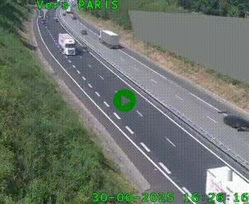 <h2>Caméra routière sur l'autoroute A20 à Saint-Pardoux-l'Ortigier, à la jonction avec l'A89. Vue orientée vers Paris</h2>