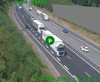 <h2>Caméra routière sur l'autoroute A20 à Saint-Pardoux-l'Ortigier, à la jonction avec l'A89. Vue orientée vers Paris</h2>