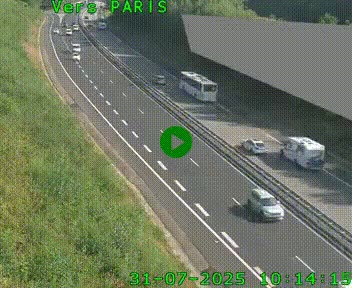 <h2>Caméra routière sur l'autoroute A20 à Saint-Pardoux-l'Ortigier, à la jonction avec l'A89. Vue orientée vers Paris</h2>