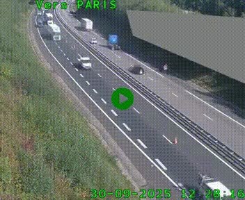 <h2>Caméra routière sur l'autoroute A20 à Saint-Pardoux-l'Ortigier, à la jonction avec l'A89. Vue orientée vers Paris</h2>