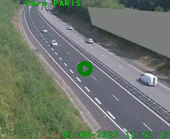 <h2>Caméra routière sur l'autoroute A20 à Saint-Pardoux-l'Ortigier, à la jonction avec l'A89. Vue orientée vers Paris</h2>