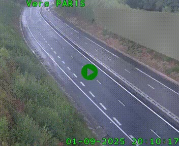 <h2>Caméra routière sur l'autoroute A20 à Saint-Pardoux-l'Ortigier, à la jonction avec l'A89. Vue orientée vers Paris</h2>