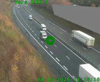 <h2>Caméra routière sur l'autoroute A20 à Saint-Pardoux-l'Ortigier, à la jonction avec l'A89. Vue orientée vers Paris</h2>