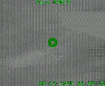 Caméra routière sur l'autoroute A20 à Brive-la-Gaillarde, à la jonction avec l'A89. Vue orientée vers Paris