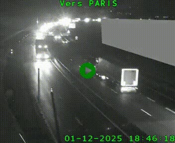 <h2>Caméra routière sur l'autoroute A20 à Brive-la-Gaillarde, à la jonction avec l'A89. Vue orientée vers Paris</h2>