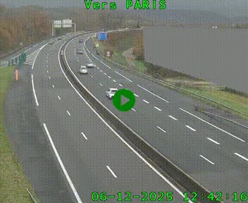 <h2>Caméra routière sur l'autoroute A20 à Brive-la-Gaillarde, à la jonction avec l'A89. Vue orientée vers Paris</h2>