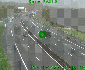 <h2>Caméra routière sur l'autoroute A20 à Brive-la-Gaillarde, à la jonction avec l'A89. Vue orientée vers Paris</h2>