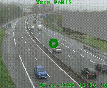 <h2>Caméra routière sur l'autoroute A20 à Brive-la-Gaillarde, à la jonction avec l'A89. Vue orientée vers Paris</h2>