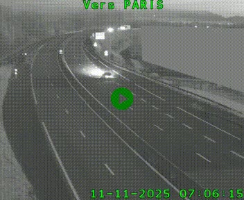 <h2>Caméra routière sur l'autoroute A20 à Brive-la-Gaillarde, à la jonction avec l'A89. Vue orientée vers Paris</h2>