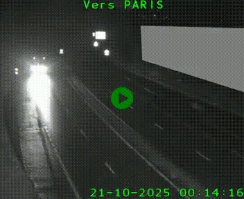 <h2>Caméra routière sur l'autoroute A20 à Brive-la-Gaillarde, à la jonction avec l'A89. Vue orientée vers Paris</h2>