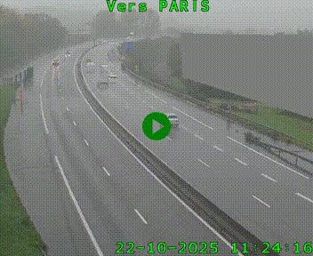 <h2>Caméra routière sur l'autoroute A20 à Brive-la-Gaillarde, à la jonction avec l'A89. Vue orientée vers Paris</h2>