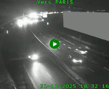 <h2>Caméra routière sur l'autoroute A20 à Brive-la-Gaillarde, à la jonction avec l'A89. Vue orientée vers Paris</h2>