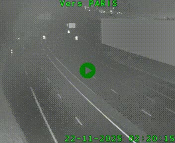 <h2>Caméra routière sur l'autoroute A20 à Brive-la-Gaillarde, à la jonction avec l'A89. Vue orientée vers Paris</h2>