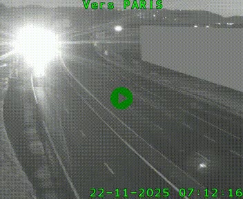 <h2>Caméra routière sur l'autoroute A20 à Brive-la-Gaillarde, à la jonction avec l'A89. Vue orientée vers Paris</h2>