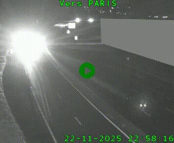 <h2>Caméra routière sur l'autoroute A20 à Brive-la-Gaillarde, à la jonction avec l'A89. Vue orientée vers Paris</h2>